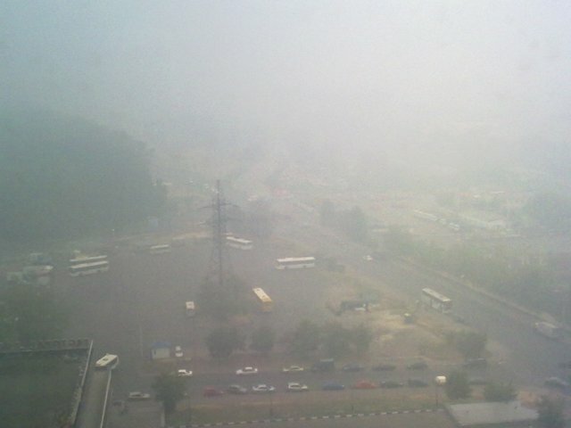 Дым над Москвой - район Измайлово