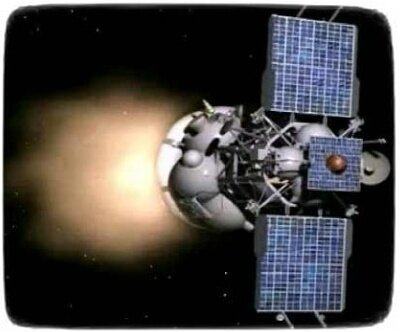 Модели ионизирующих излучений космического пространства и потеря межпланетной станции.